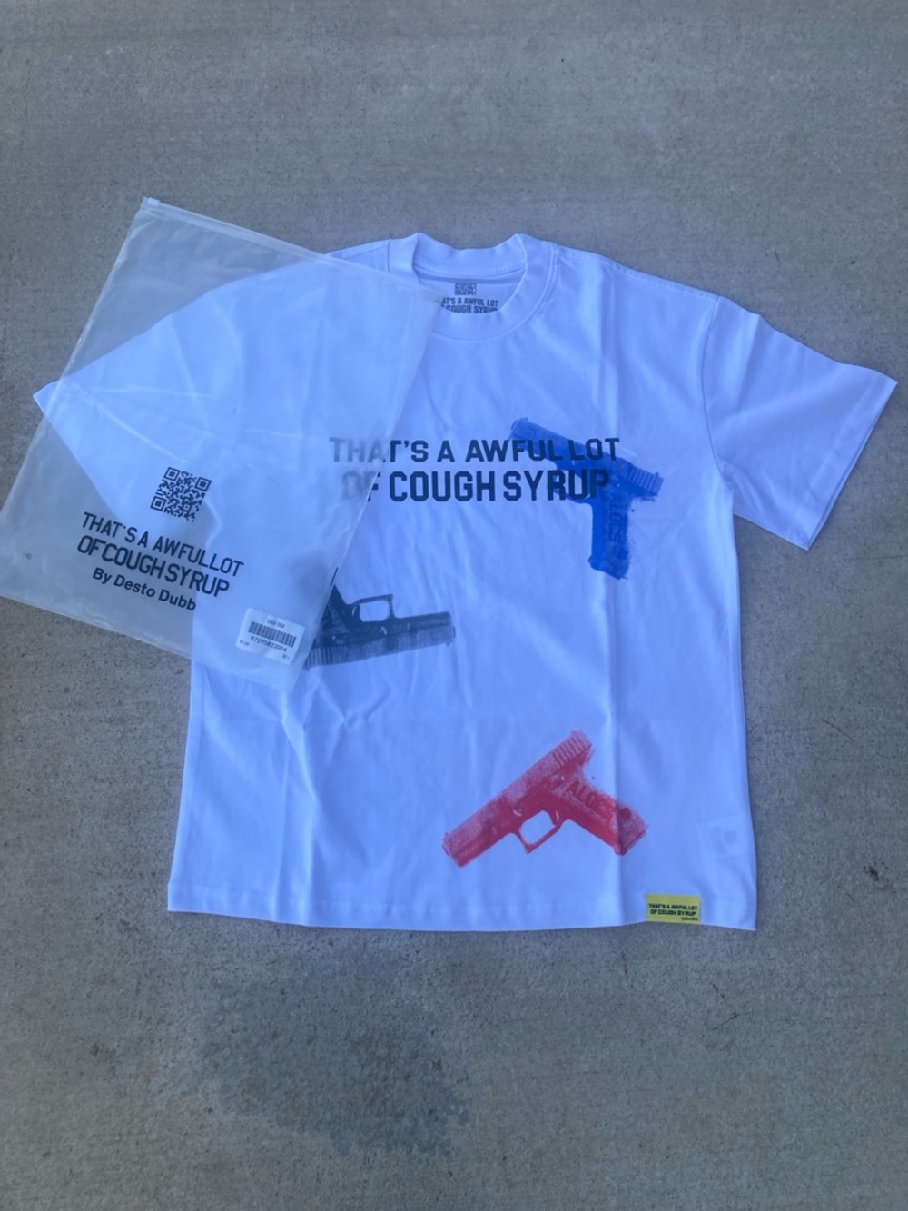 That’s a awful lot of cough syrup graphic tee